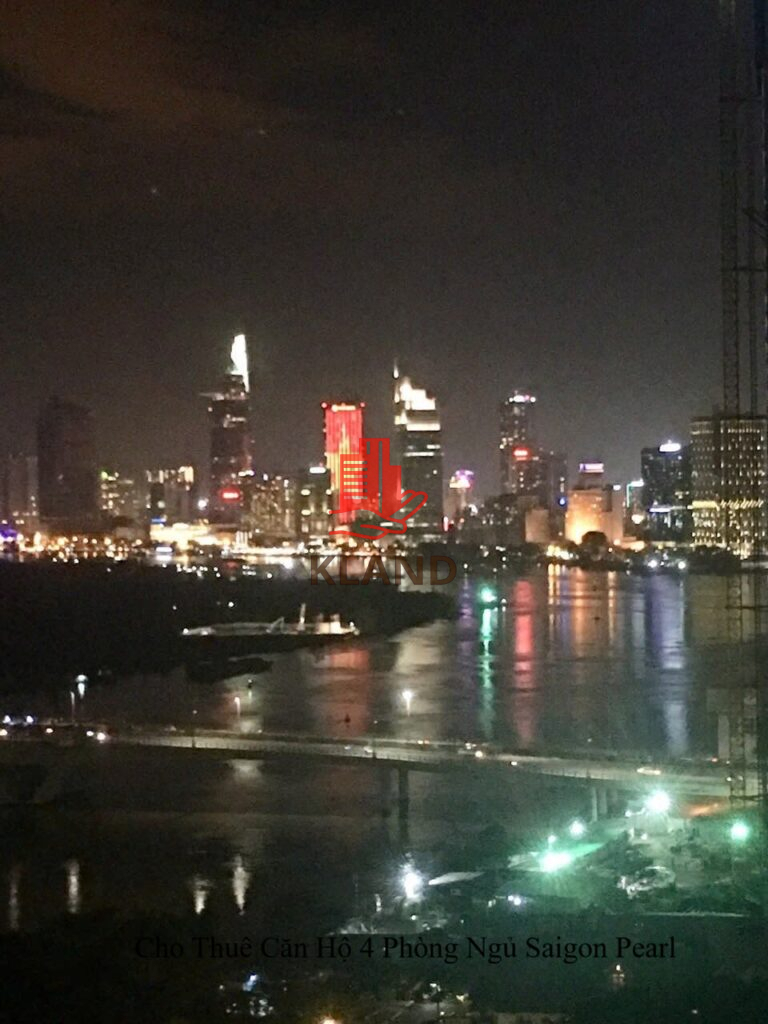 Cho Thuê Căn Hộ 4 Phòng Ngủ Saigon Pearl – 206m² Giá 56 Triệu/Tháng, Nội Thất Cao Cấp, Bao Phí Quản Lý