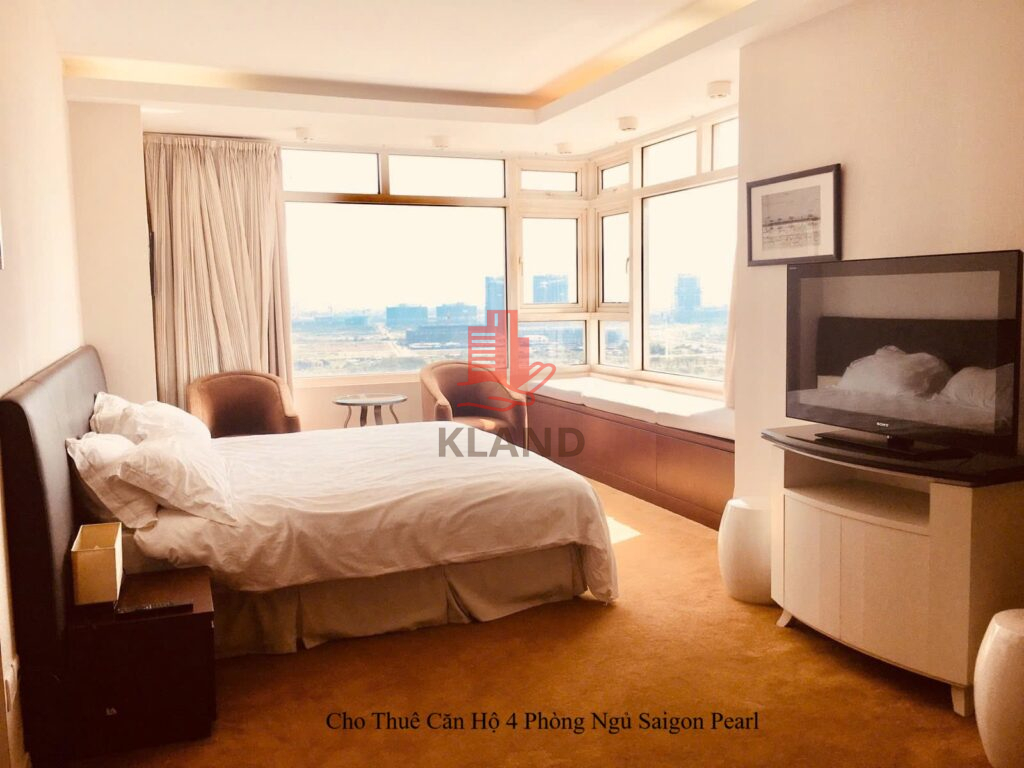Cho Thuê Căn Hộ 4 Phòng Ngủ Saigon Pearl – 206m² Giá 56 Triệu/Tháng, Nội Thất Cao Cấp, Bao Phí Quản Lý
