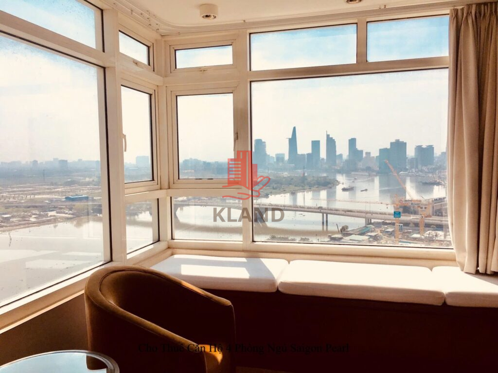 Cho Thuê Căn Hộ 4 Phòng Ngủ Saigon Pearl 206m² – Giá 56 Triệu/Tháng Bao Phí Quản Lý