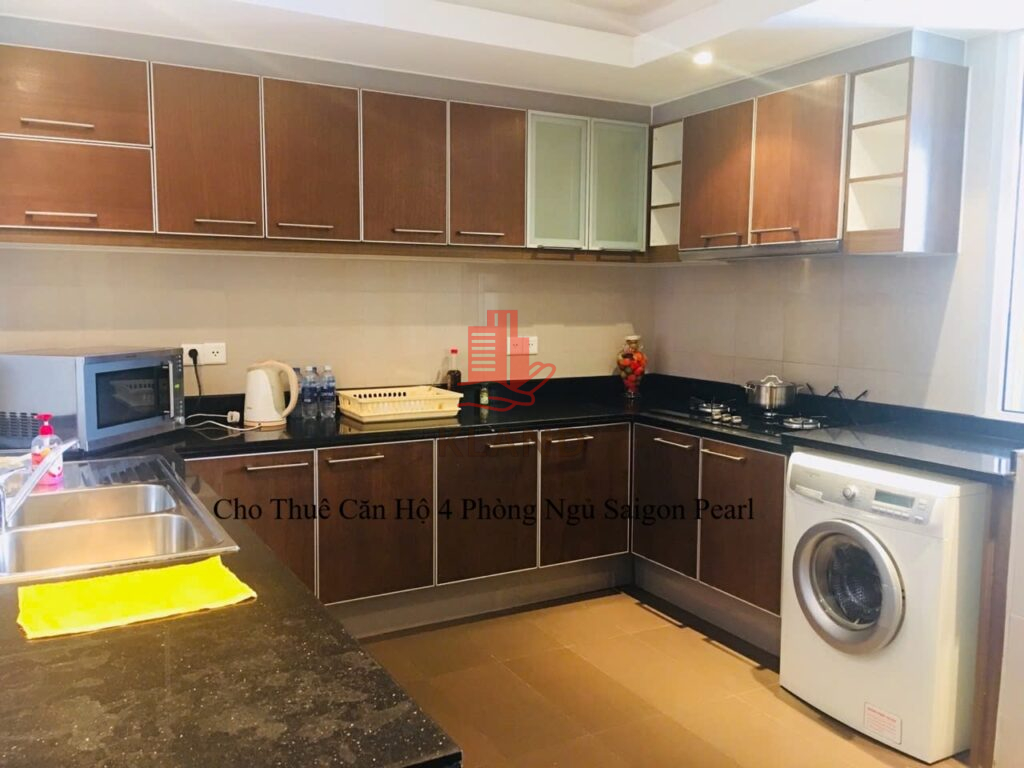Cho Thuê Căn Hộ 4 Phòng Ngủ Saigon Pearl – 206m² Giá 56 Triệu/Tháng, Nội Thất Cao Cấp, Bao Phí Quản Lý