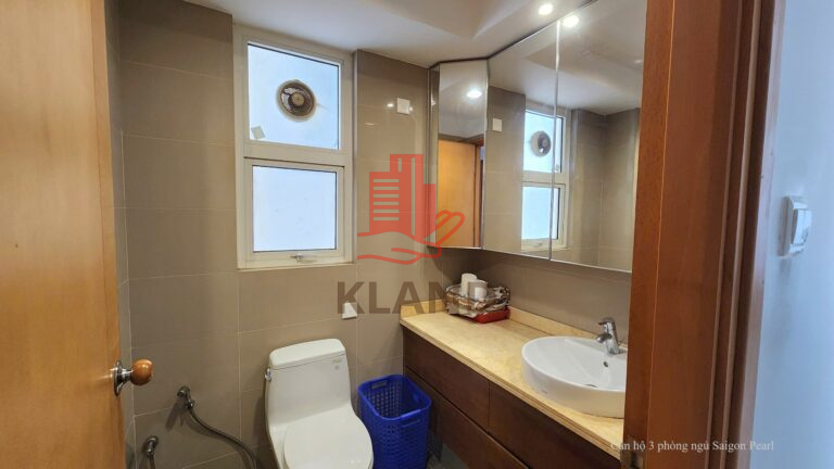 Cho thuê căn hộ 3 phòng ngủ Saigon Pearl – 141m² chỉ 31 triệu/tháng, bao phí quản lý!